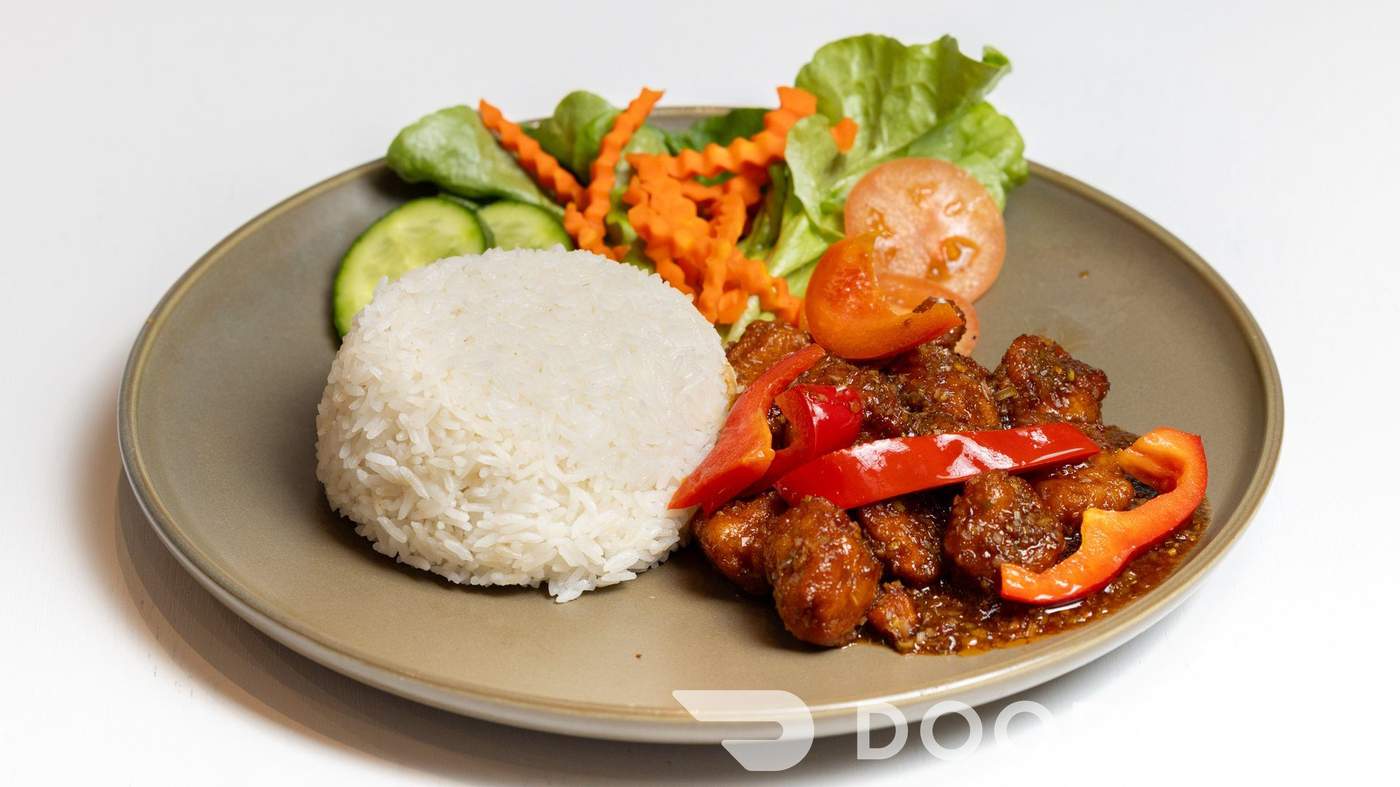 Lemongrass Chicken with Rice